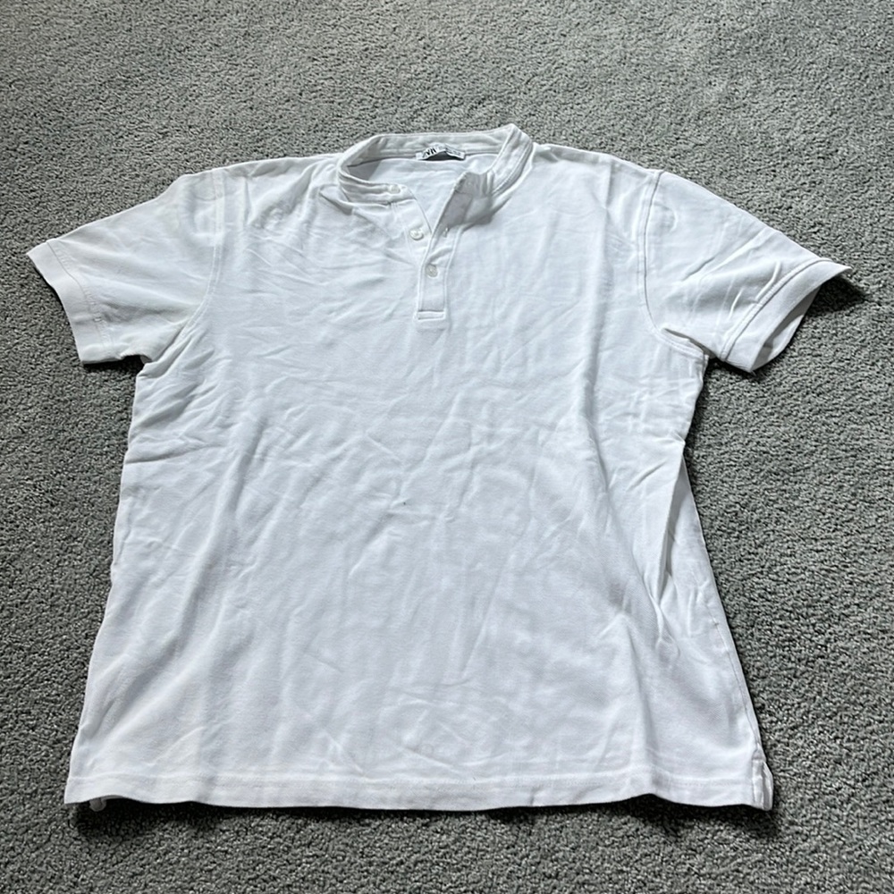 Zara button Tee